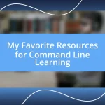 My Favorite Resources for Command Line Learning