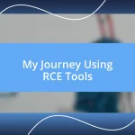 My Journey Using RCE Tools