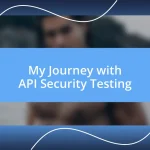 My Journey with API Security Testing